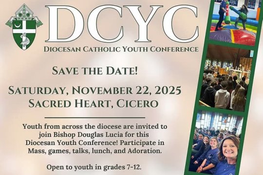 diocesan catholic youth conference conference flyer