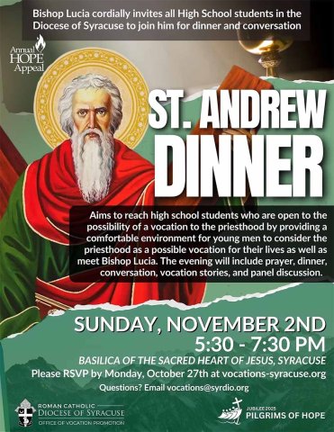 St Andrew Dinner flyer